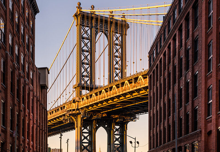 The Manhattan Bridge from Dumbo