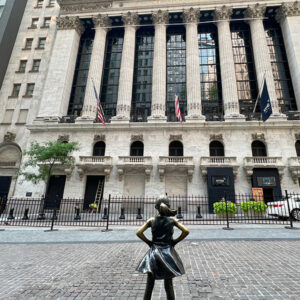 New York Stock Exchange and Fearless Girl